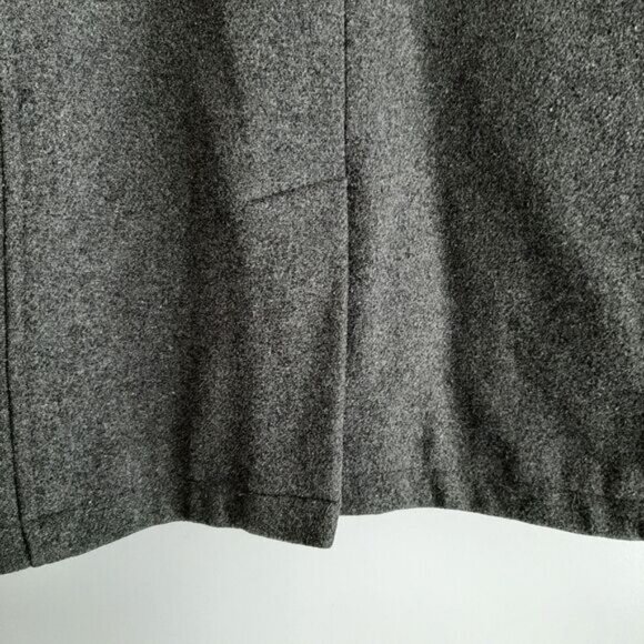 ESPRIT Wool Blend Jacket Coat Front Button & Zip-Up Closure Grey Men's XL - Picture 13 of 16